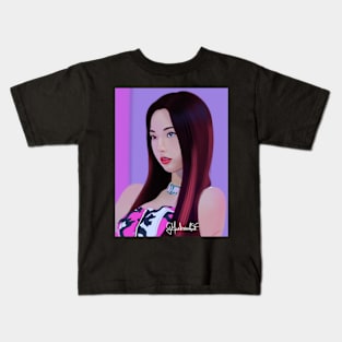 AESPA KARINA ART PRINT (FAN ART) Kids T-Shirt